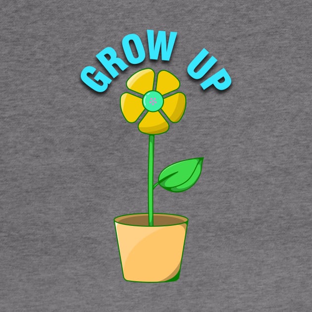 grow up icon flower by perfunctory